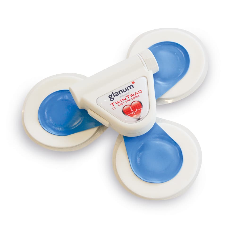 TwinTrac Holter, een compacte hartritmerecorder die zonder kabels wordt gedragen